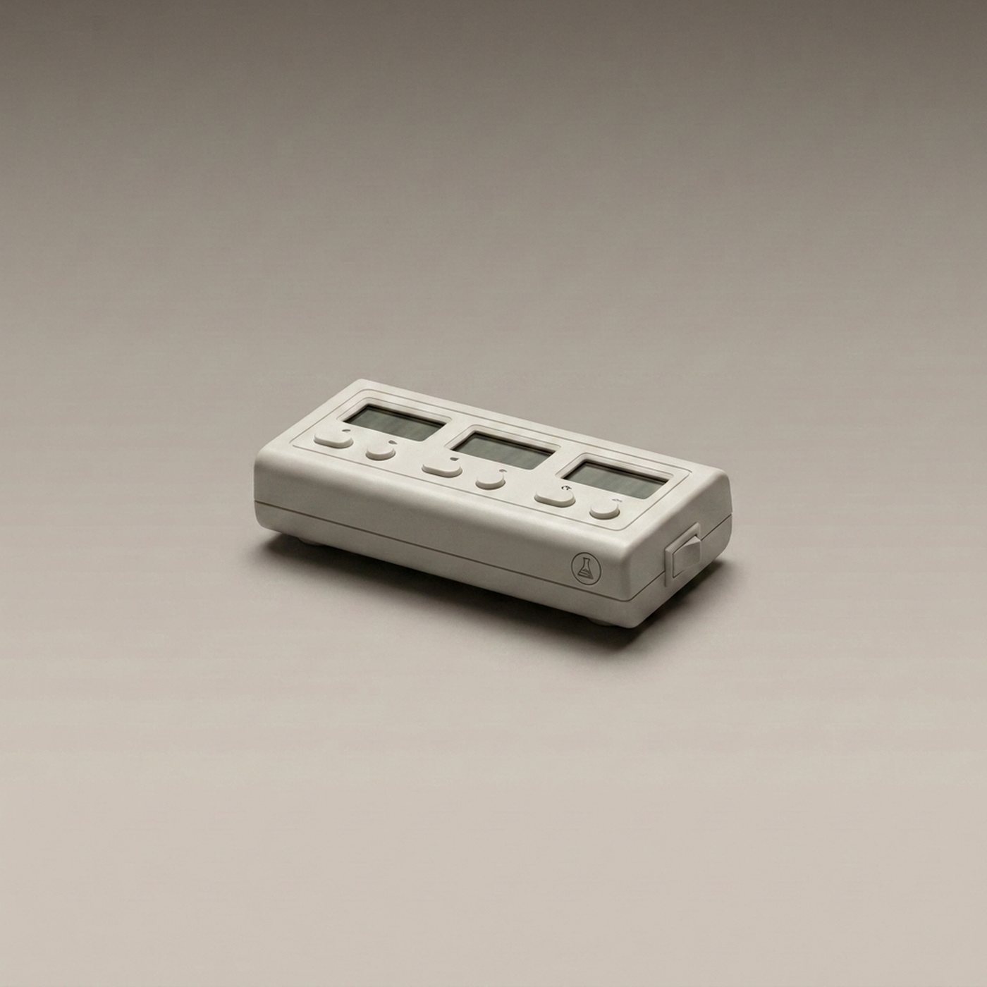 Bench Timer, Triple Channel — single, ABS