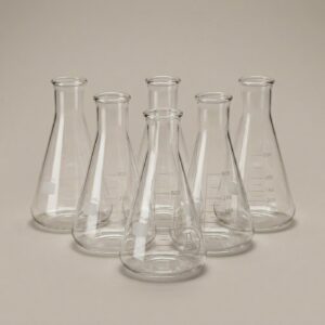 Erlenmeyer Flasks, 500 mL — 6 per pack, borosilicate glass