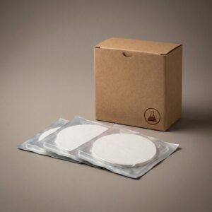 Filter Paper, Grade 1, 110 mm — 100 sheets, cellulose