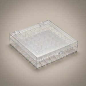 Freezer Box, 100-Place, Polycarbonate — single box, polycarbonate