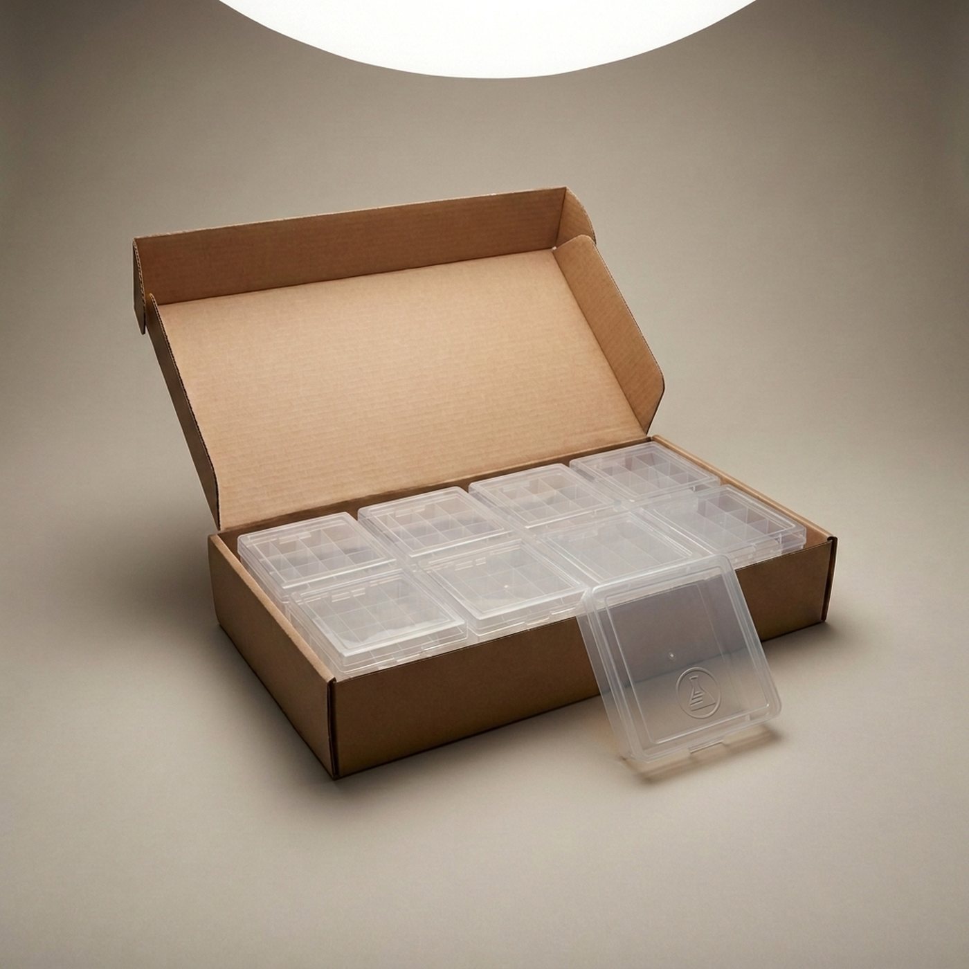 Freezer Boxes, Case of 12 — 12 boxes, polycarbonate