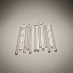 Glass Stir Rods, 8 in — 12 per pack, borosilicate glass