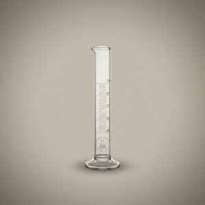 Graduated Cylinder, 10 mL — single, borosilicate glass
