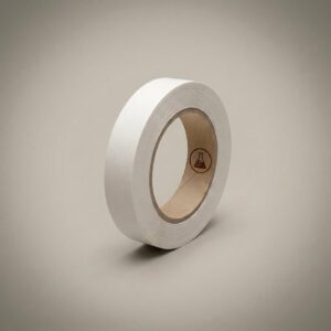Labelling Tape, 1/2 in, White — single roll, paper