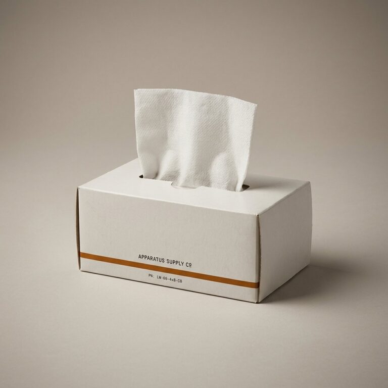 Low-Lint Wipes, 4 × 8 in