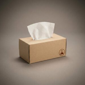Low-Lint Wipes, Single Box — 280 sheets, cellulose blend