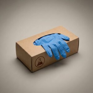 Nitrile Gloves, Medium, Powder-Free — 100 per box, nitrile