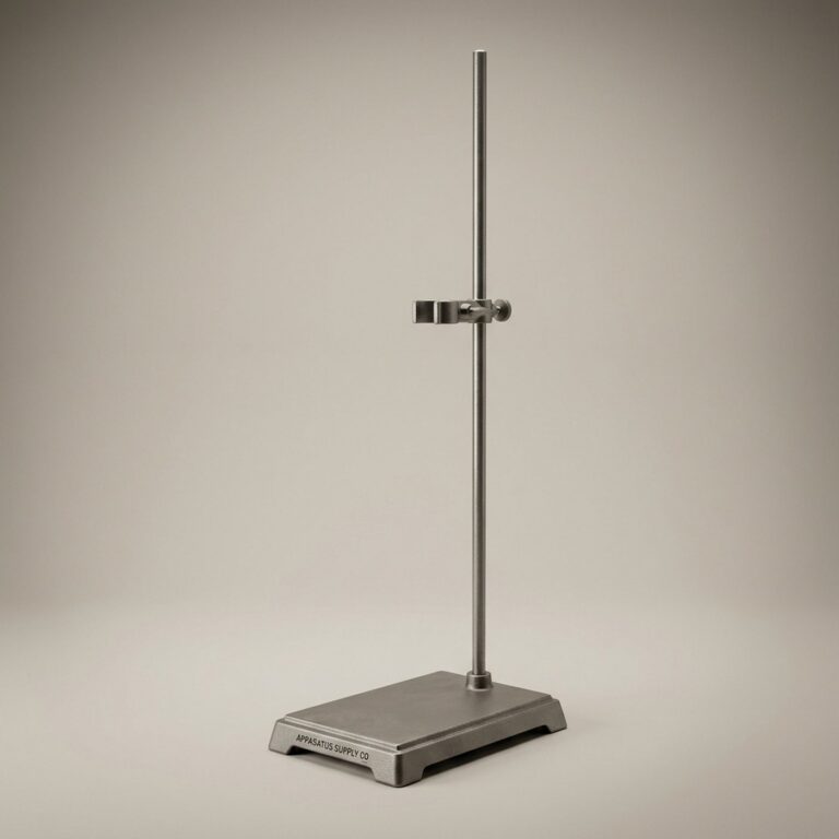 Retort Stand with Rod, 8 × 5 in Base