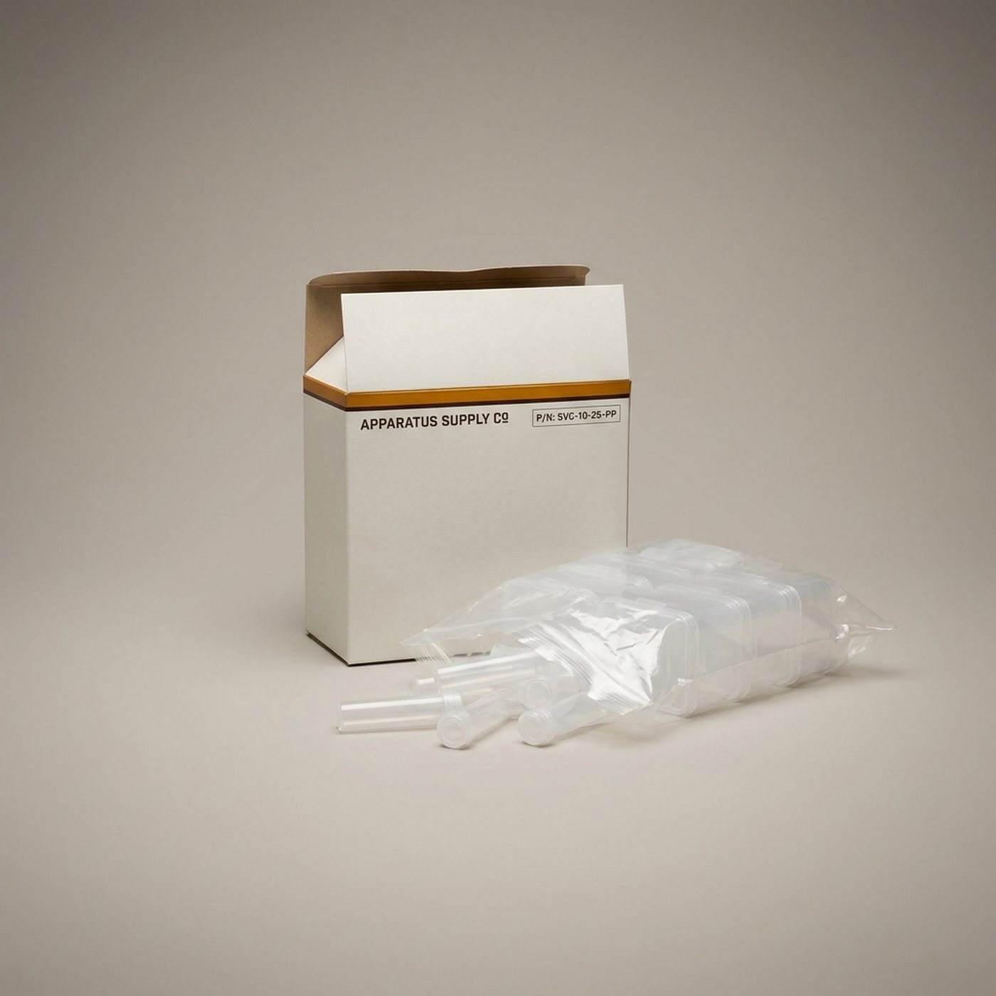 Storage Vial Case, 10 mL, 25-Place — single case, polypropylene