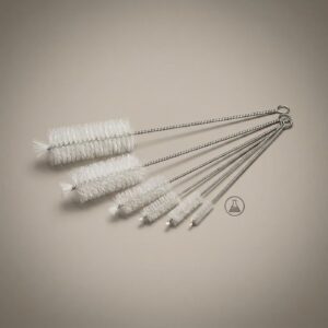 Test Tube Brush Set — 6 brushes, nylon