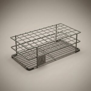 Test Tube Rack, 60-Place, Wire — single rack, epoxy-coated steel