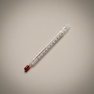 Thermometer, Glass, −10 to 110 °C — single, glass