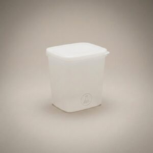 Waste Bin, Bench-Top, 2 Gallon — single, polypropylene